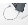 Amazon Basics Double Braided Nylon USB-C to USB-A 2.0 Fast Charging Cable, 3A - 1-Foot, Dark Grey Amazon Basics Double Braided Nylon USB-C to USB-A 2.0 Fast Charging Cable, 3A - 1-Foot, Dark Grey