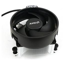 AMD Wraith Spire Socket AM4 4-Pin Connector CPU Cooler with Copper Core Base & Aluminum Heatsink & 3.81-Inch Fan with Cooler Master Thermal Paste/Thermal Compound Kit