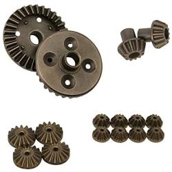 ZYCST 12T 24T 30T Motor Driving Gear Planet Gear Differential Gear Combo Set for WLtoys 12428 12423 1/12 RC Car Upgrade Parts (16 PCS)