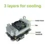 Computer Radiator Miner Cooler Fan Air Cooling CPU Xavier NX Computer Assembly Computer Radiator Miner Cooler Fan Air Cooling CPU Xavier NX Computer Assembly