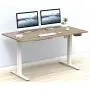 SHW 55-Inch Large Electric Height Adjustable Computer Desk, 55 x 28 Inches, Oak SHW 55-Inch Large Electric Height Adjustable Computer Desk, 55 x 28 Inches, Oak