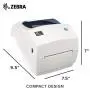 Zebra GC420t Thermal Transfer Desktop Printer Print Width of 4 in USB Serial and Parallel Port Connectivity GC420-100510-000 Zebra GC420t Thermal Transfer Desktop Printer Print Width of 4 in USB Serial and Parallel Port Connectivity GC420-100510-000