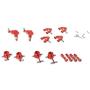 EAPTS RC Car Metal Full Set, RC Crawler Metal Full Set, Metal Full Set Shock Absorber Upgrade Parts for Wltoys 1/28 P929 P939 K979 K989 K999 K969 RC Car Crawler Car Accessories RC Parts Kit