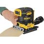 DEWALT 20V MAX XR Palm Sander, Sheet, Variable Speed, 1/4-Inch, Tool Only (DCW200B)