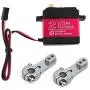 DSSERVO DS3218MG 20kg 270° Metal Gear Digital Steering Servo with 2 25T Adjustable Metal Servo Horn for RC Model DIY DSSERVO DS3218MG 20kg 270° Metal Gear Digital Steering Servo with 2 25T Adjustable Metal Servo Horn for RC Model DIY