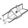 Prime-Line U 11310 Bed Frame Rail Clamp Kit, Fits 1 in. and 1-1/4 in. Frames, Steel Construction, Zinc Plated, 2 Sets