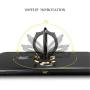 Bat Phone Ring Stand Holder - OATSBASF Cell Phone Ring Holder Finger Grip 360 Degree Rotation Compatible with iPhone 12/11 Pro Max/SE 2020 and Other Smartphones（Black+Gold）