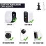 Adjustable Indoor/Outdoor Security Metal Wall Mount Compatible with Arlo Pro/Pro 2/Pro 3/Pro 4/Ultra/Ultra 2, Others - Ring Stick Up Cam Battery, eufyCam E/2C, Wyze Cam Outdoor/Pan (2 Pack, White)
