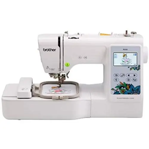 Brother PE535 Embroidery Machine, 80 Built-in Designs, 4'' x 4'' Hoop Area, Large 3.2'' LCD Touchscreen, USB Port, 9 Font Styles Brother PE535 Embroidery Machine, 80 Built-in Designs, 4'' x 4'' Hoop Area, Large 3.2'' LCD Touchscreen, USB Port, 9 Font Styles