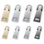 Zipper Pulls #5#3 8PCS - 4 Colors Metal Zipper Fixer Repair Replacement Pullers Metal-Plated Kits Zipper Sliders Zipper Pullers for Backpack Suitcase Jacket Bags Coat by FENGWANGLI