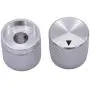 Taiss/ 4pcs Silver color Aluminum Rotary Electronic Control Potentiometer Knob For 6 mm Diameter Shaft, Volume Control Knob, Audio knob, Guitar Knob,Switch Knob, 17mm dia. x 17mm height Taiss/ 4pcs Silver color Aluminum Rotary Electronic Control Potentiometer Knob For 6 mm Diameter Shaft, Volume Control Knob, Audio knob, Guitar Knob,Switch Knob, 17mm dia. x 17mm height