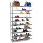 Halter Shoe Rack 10-Tier Shoe Rack Storage Organizer, Stackable Space Saving Shoe Shelf (Grey) Halter Shoe Rack 10-Tier Shoe Rack Storage Organizer, Stackable Space Saving Shoe Shelf (Grey)