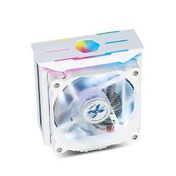 ZALMAN CNPS10X Optima II, White, Ultra Quiet CPU Cooler with Spectrum RGB LED, 120mm,