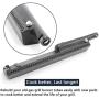 Hongso 13 3/4 Inch Gas Grill Cast Iron Burner Replacement Parts for Charbroil 463240804, 463247004, 463261406, Centro, Kirkland, Thermos Models, 3-Pack, (CBD901)