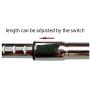 Huiaway 1-1/4inch 32mm Chrome Telescopic Hose Metal Vacuum Wands Hose Vacuum 1.25inch Extension Wand Extends to 31.65inch Long for Most Brand Vacuum