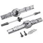 VERBAY Metal Front & Rear Bridge Axle Gear Box for WPL C14 C24 C34 C44 B14 B24 1/16 RC Truck Car Upgrade Parts Accessories