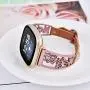 VISOOM Metal Bracelet Compatible with Fitbit Versa 3/ Fitbit Sense Watch Band for Women Men-Stainless Steel Loop Replacement Bands Wristband Strap for Fitbit Versa 3/Fitbit Sense Smartwatch