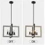 TZOE Farmhouse Kitchen Island Pendant Lighting fixtures White Oak Wood Color&Black Metal Finish 4-Light Rustic Chandelier TZOE Farmhouse Kitchen Island Pendant Lighting fixtures White Oak Wood Color&Black Metal Finish 4-Light Rustic Chandelier