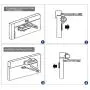 Door Closer Automatic Adjustable Mechanism, Hydraulic Gate Closer Easy Installation Residential and Commercial Door Arm Fitting Template for Middle-Weight Wood Metal Fire Doors Door Closer Automatic Adjustable Mechanism, Hydraulic Gate Closer Easy Installation Residential and Commercial Door Arm Fitting Template for Middle-Weight Wood Metal Fire Doors