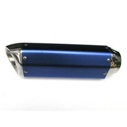 NEW! High Performance Exhaust System Muffler for GY6 50cc-400cc 4 Stroke Scooters ATV Go Kart (Blue)