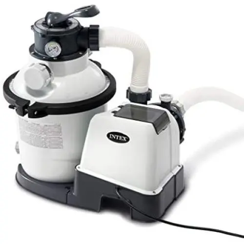Intex Krystal Clear Sand Filter Pump for Above Ground Pools, 10-inch, 110-120V with GFCI Intex Krystal Clear Sand Filter Pump for Above Ground Pools, 10-inch, 110-120V with GFCI