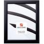 Craig Frames 1WB3BK 4 by 6 Inch Picture Frame, Smooth Wrap Finish, 1 Inch Wide, Black