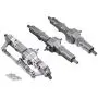 dailymall 1/16 6-Wheel Drive Metal Front Middle Rear Bridge Axles Parts for WPL RC Car dailymall 1/16 6-Wheel Drive Metal Front Middle Rear Bridge Axles Parts for WPL RC Car