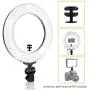 LimoStudio 14 inch Diameter Dimmable Continuous Round LED Ring Light, Beauty Facial Shoot, Smartphone, Youtube, Vine Self-Portrait, Light Stand Tripod, Camera Mount Adapter, Photo Studio, AGG2203