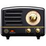 Retro Bluetooth Speaker, MUZEN OTR Metal Vintage FM/AUX Radio with Old Fashioned Classic Style, Portable Wireless Loud Volume Speaker for Home, Office, Kitchen,Party,Travel,Outdoor