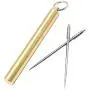 PPFISH Pocket Toothpick Holder keychain - Waterproof Metal Toothpick Box Container & 2 Titanium Toothpick Ultralight Travel Kits PPFISH Pocket Toothpick Holder keychain - Waterproof Metal Toothpick Box Container & 2 Titanium Toothpick Ultralight Travel Kits