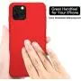 Magnetic Case for iPhone 11 Pro Max, Ultra Thin Magnetic Phone Case for Magnet Car Phone Holder with Invisible Built-in Metal Plate, Soft TPU Anti-Scratch Cover for iPhone 11Pro Max 6.5-Red