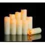 HANZIM Flameless Candles Battery Operated Candles 4'' 5'' 6'' 7'' 8'' 9'' Set of 9 Ivory Real Wax Pillar LED Candles with 10-Key Remote and Cycling 24 Hours Timer (Ivory 9 Pack) HANZIM Flameless Candles Battery Operated Candles 4'' 5'' 6'' 7'' 8'' 9'' Set of 9 Ivory Real Wax Pillar LED Candles with 10-Key Remote and Cycling 24 Hours Timer (Ivory 9 Pack)
