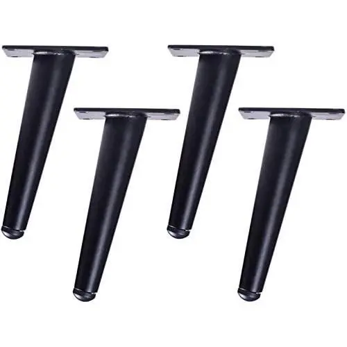 Bikani Golden Sofa Legs Round Solid Metal Furniture Legs Sofa Replacement Legs Perfect for Mid-Century Modern/Great IKEA hack for Sofa, Couch, Bed, Coffee Table (Black Color, 5 Inches,Set of 4) Bikani Golden Sofa Legs Round Solid Metal Furniture Legs Sofa Replacement Legs Perfect for Mid-Century Modern/Great IKEA hack for Sofa, Couch, Bed, Coffee Table (Black Color, 5 Inches,Set of 4)