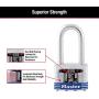 Master Lock 3TRILF Laminated Steel Padlock with Key, 3 Pack