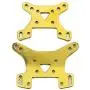 F Fityle 2-Pack Metal Front Rear Shock Tower for 1/12 Wltoys 124019 Replaces Upgraded Part