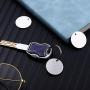 Blank Stamping Tags Round Stamping Tags Metal Pendants Tags, 1 Inch with Hole 0.06 Inch Thickness for Craft (50 Pieces)