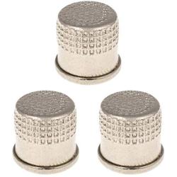 Stainless Steel Thimble - Pack of 3 - Thimbles for Quilting - Sail Thimble - Metal Thimbles for Embroidery