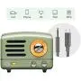 Retro Bluetooth Speaker, MUZEN OTR Metal Vintage FM/AUX Radio with Old Fashioned Classic Style, Portable Wireless Loud Volume Speaker for Home, Office, Kitchen,Party,Travel,Outdoor