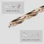 Hymnorq Metric M35 Cobalt Steel Extremely Heat Resistant Twist Drill Bits with Straight Shank Set of 50pcs in 5 Sizes(1, 1.5, 2, 2.5, 3mm) for Stainless Steel Cast Iron and Hard Metals Hymnorq Metric M35 Cobalt Steel Extremely Heat Resistant Twist Drill Bits with Straight Shank Set of 50pcs in 5 Sizes(1, 1.5, 2, 2.5, 3mm) for Stainless Steel Cast Iron and Hard Metals