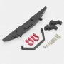 Tuneway Metal Front Bumper for MN D90 D91 D96 MN90 MN99S 1/12 RC Car Upgrade Parts Accessories,Black