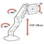 Ergotron – HX Desk Monitor Arm – 25-Inch Extension, Polished Aluminum