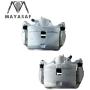 MAYASAF 19B2662 19B2663 Front Brake Caliper Driver & Passenger Side Caliper Assembly Fit 2002-2004 Honda CR-V, 2003-2011 Honda Element, w/Mounting Bracket & Metal Piston