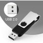 KEXIN Bulk USB Drive 100 Pack 128MB USB Flash Drive Flash Drive Thumb Drive Bulk Flash Drives Swivel USB 2.0