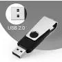 KEXIN Bulk USB Drive 100 Pack 128MB USB Flash Drive Flash Drive Thumb Drive Bulk Flash Drives Swivel USB 2.0