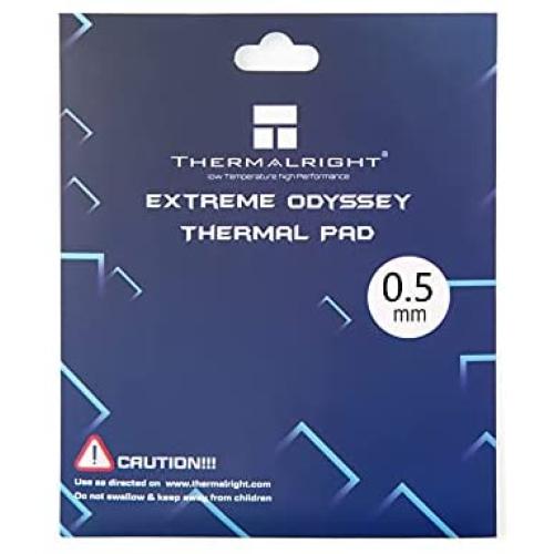 Thermalright Odyssey Thermal Pad 12.8 W/mK, 120x120x0.5mm, Heat Resistance, High-Temperature Resistance, Non-Conductive, Silicone Thermal Pads for Laptop Heatsink/GPU/CPU/LED/Gelid/PS4(120x120x0.5mm)