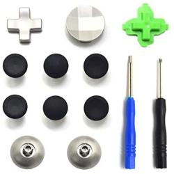 TOMSIN Metal Magnetic Thumbsticks Analog Joysticks for Xbox one Controller, T8 Screwdrivers Replacement Repair Kit for Xbox One X One S Elite Controller (11 in 1)