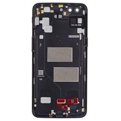 Sunways Metal Back Cover + Volume Button + On Off Button + Rear Camera Lens + Card Tray Replacement for OnePlus 5 A5000 Midnight Black