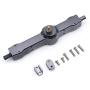 JVSISM Metal Front / Rear Bridge Axle Gear Box for WPL C14 C24 B14 B24 B16 B36 1/16 RC Car Truck Crawler Trucks