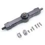 JVSISM Metal Front / Rear Bridge Axle Gear Box for WPL C14 C24 B14 B24 B16 B36 1/16 RC Car Truck Crawler Trucks