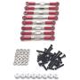 Facibom for WPL C14 C24 C24-1 MN D90 D99 MN99S Metal Pull Rod Steering Link Set RC Car Upgrade Accessories Parts,RD
